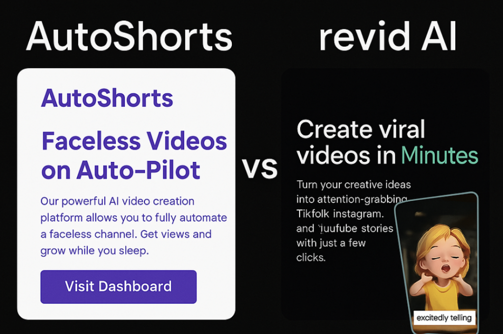 autoshorts vs revid ai